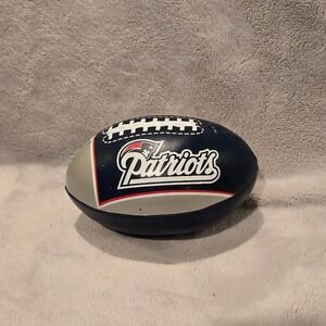 New England Patriots Mini‎ Soft Foam Football NFL Team Logo Navy Silver 2009